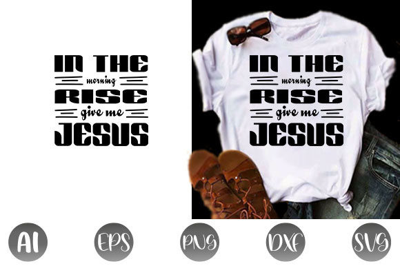 Christian Jesus Quote Design: Graphics & T-Shirt Designs